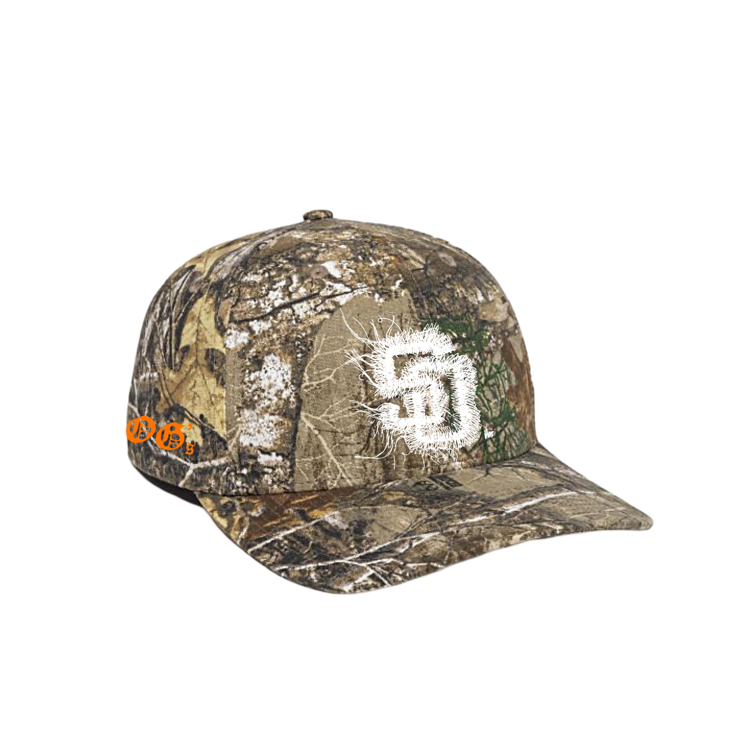 DISTRESSED SAVED MOSS-CAMO SNAP BACK