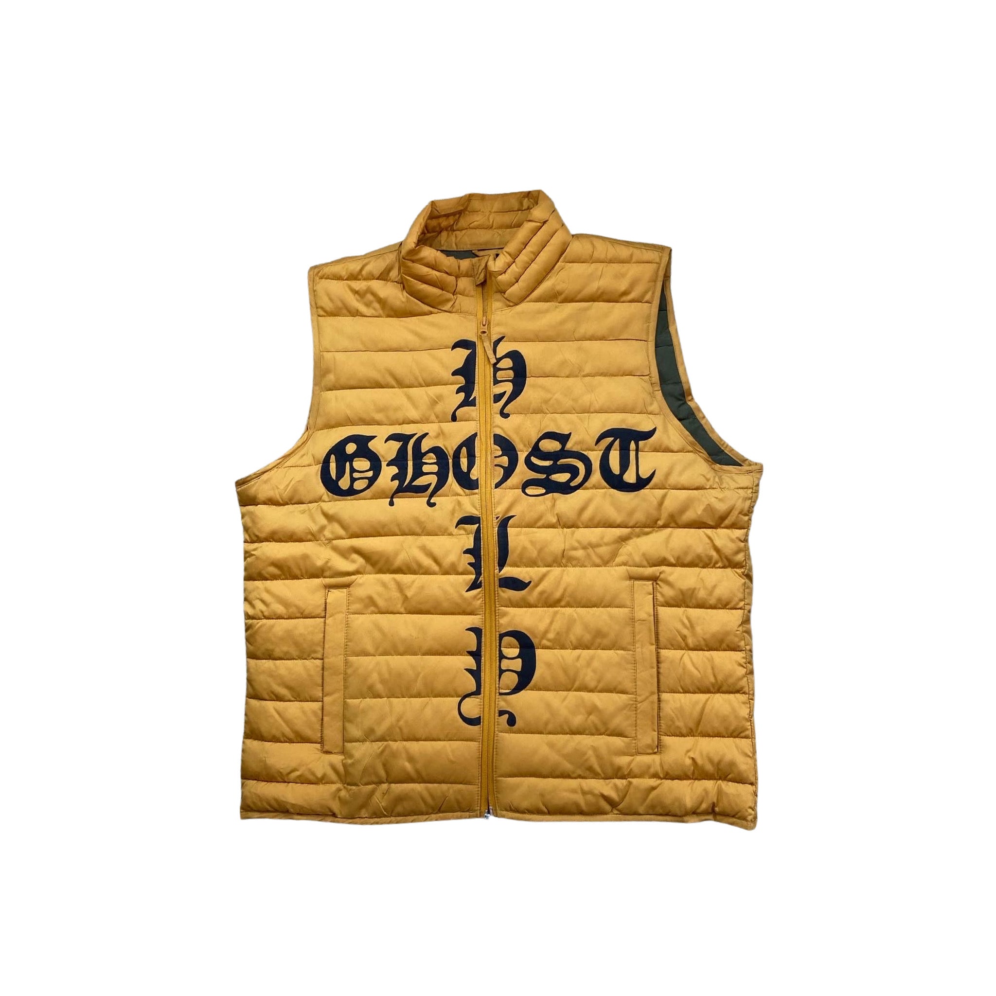 Holy Ghost puffer vest