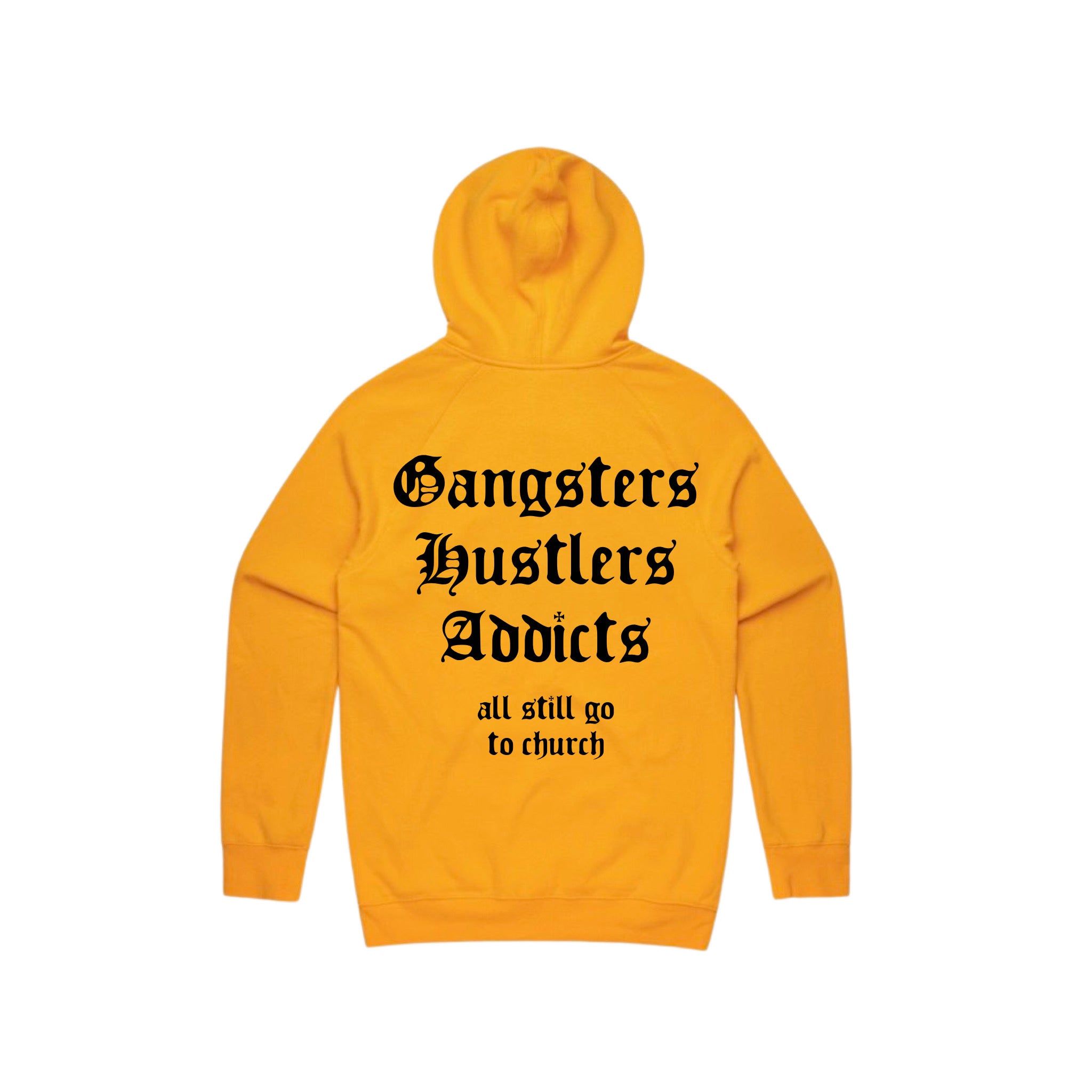 Addicts hoody (yellow)